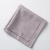 Harman Hemstitch Polyester Napkin - Set of 4 (Dark Grey)