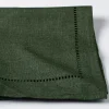Harman Hemstitch Polyester Napkin - Set of 4 (Forest Green)