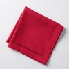 Harman Hemstitch Polyester Napkin - Set of 4 (Red)