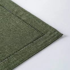 Harman Hemstitch Polyester Placemat (Green)