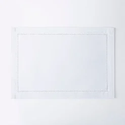 Harman Hemstitch Polyester Placemat (White)