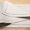 Harman Hemstitch Polyester Runner (Linen)