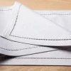 Harman Hemstitch Polyester Runner (Light Grey)