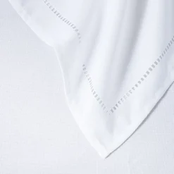 Harman Hemstitch Polyester Tablecloth 52"x70" (White)