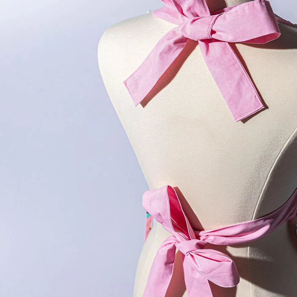 Harman Honey 'Cupcake' Cotton Apron (Pink)