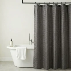 Harman Hotel Lux Polyester Shower Curtain (Grey)