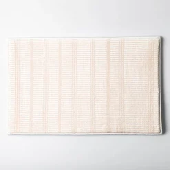 Harman Lines Memory Foam 20" x 32" Bathmat (Taupe)