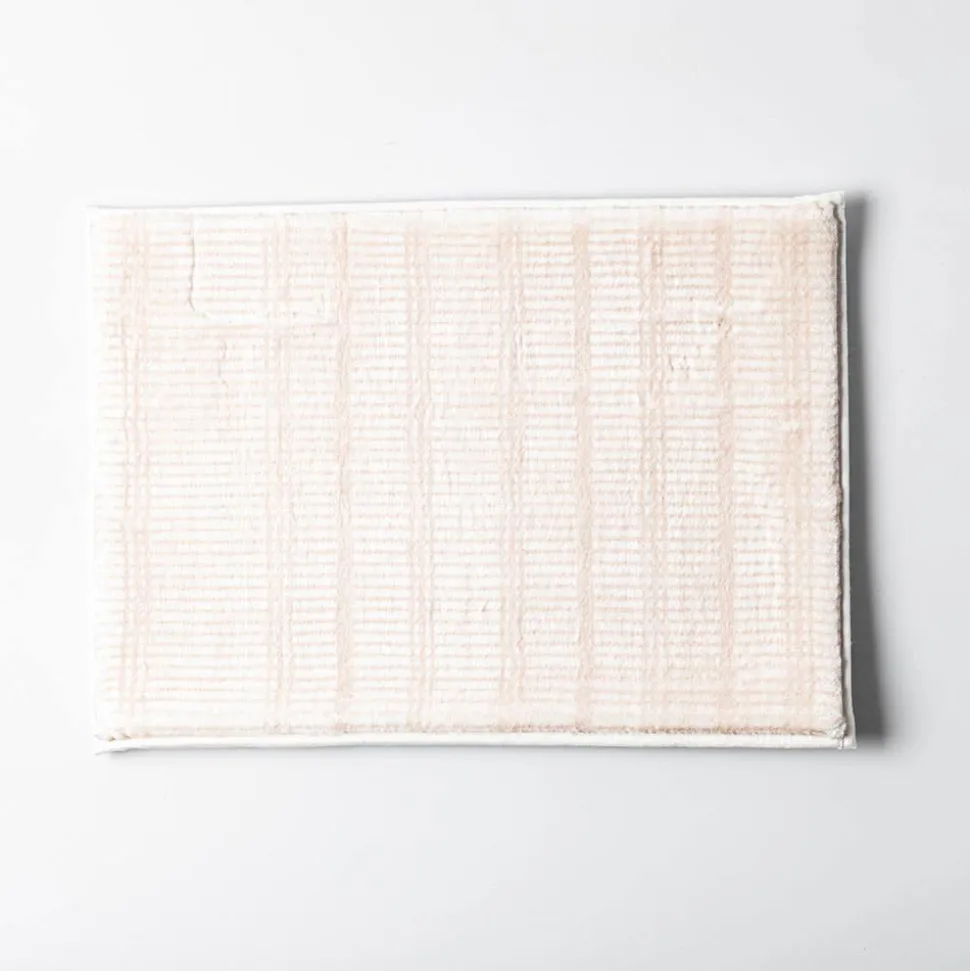 Harman Lines Memory Foam 17" x 24" Bathmat (Taupe)