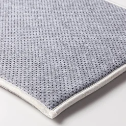 Harman Lines Memory Foam 17" x 24" Bathmat (Slate Blue)