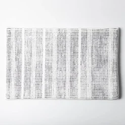 Harman Lines Memory Foam 20" x 32" Bathmat (Charcoal)