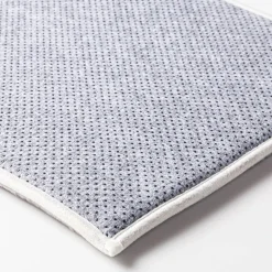 Harman Lines Memory Foam 20" x 32" Bathmat (Slate Blue)