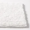 Harman Luxe Chenille Memory Foam Bathmat - White (20x32")