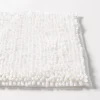 Harman Luxe Chenille Memory Foam 17" x 24" Bathmat (White)