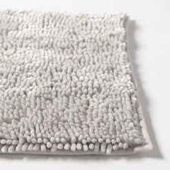 Harman Luxe Chenille Memory Foam Bathmat - Light Grey (20x32")