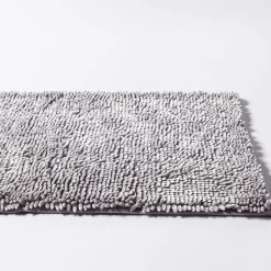 Harman Luxe Chenille Microfiber Bathmat 20" x 42" (Light Grey)