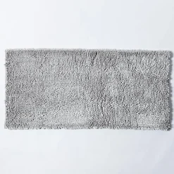 Harman Luxe Chenille Microfiber Bathmat 20" x 42" (Light Grey)