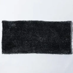 Harman Luxe Chenille Microfiber Bathmat 20" x 42" (Charcoal)