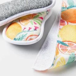 Harman Microfiber 'Citrus' Sponge & Cloth - Set of 4