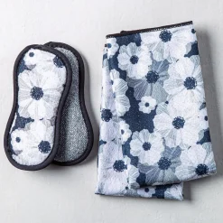 Harman Microfiber 'Daisy' Sponge & Cloth - Set of 4