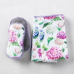 Harman Microfiber 'Hydrangea' Sponge & Cloth Cleaning Set/4