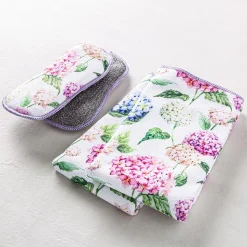 Harman Microfiber 'Hydrangea' Sponge & Cloth Cleaning Set/4