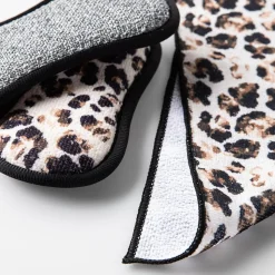 Harman Microfiber 'Leopard' Sponge & Cloth - Set of 4