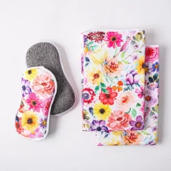 Harman Microfiber 'Mixed Floral' Sponge & Cloth Cleaning sET/4