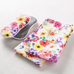 Harman Microfiber 'Mixed Floral' Sponge & Cloth Cleaning sET/4