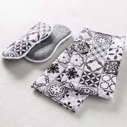 Harman Microfiber 'Spanish Tile' Sponge & Cloth Cleaning Set/4