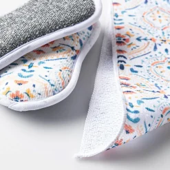 Harman Microfiber 'Summer Tile' Sponge & Cloth - Set of 4