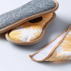 Harman Microfiber 'Sunflower' Sponge & Cloth - Set of 4