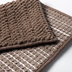 Harman Nubby Plush 20" x 32" Bathmat Anti-Skid (Taupe)