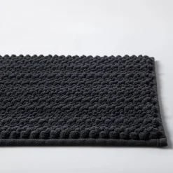 Harman Nubby Plush 17" x 24" Bathmat Anti-Skid (Charcoal)