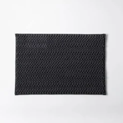 Harman Nubby Plush 17" x 24" Bathmat Anti-Skid (Charcoal)