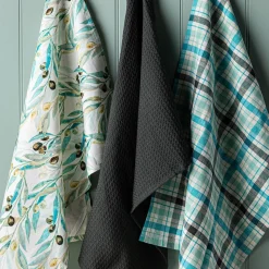 Harman 'Olive' Cotton Kitchen Towel - Set of 3