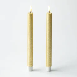 Harman One Touch LED Taper Candle - Set of 2 (Gold)