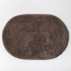 Harman Oval Cotton 18" x 26" Bathmat (Mocha)