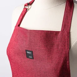 Harman Pantry Chambray Adjustable Apron (Red)