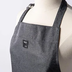 Harman Pantry Chambray Adjustable Apron (Charcoal)