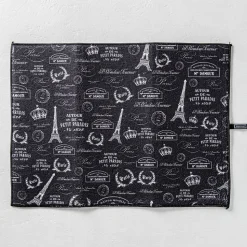 Harman Paris Passport Microfiber Reverse Drying Mat (Black)