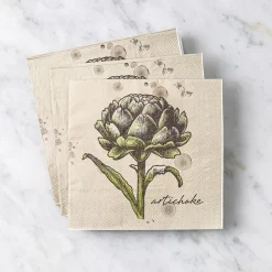 Harman 3-Ply 'Artichoke' Paper Napkin - 20pc (Natural)