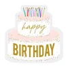 Harman 3-Ply 'Birthday Cake' Paper Napkin Shaped - 20pc