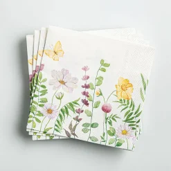 Harman 3-Ply 'Butterflies & Daisies' Paper Napkin - 20pc