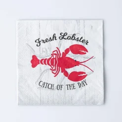 Harman 3-Ply 'Catch of The Day' Paper Napkin - 20pc