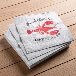 Harman 3-Ply 'Catch of The Day' Paper Napkin - 20pc