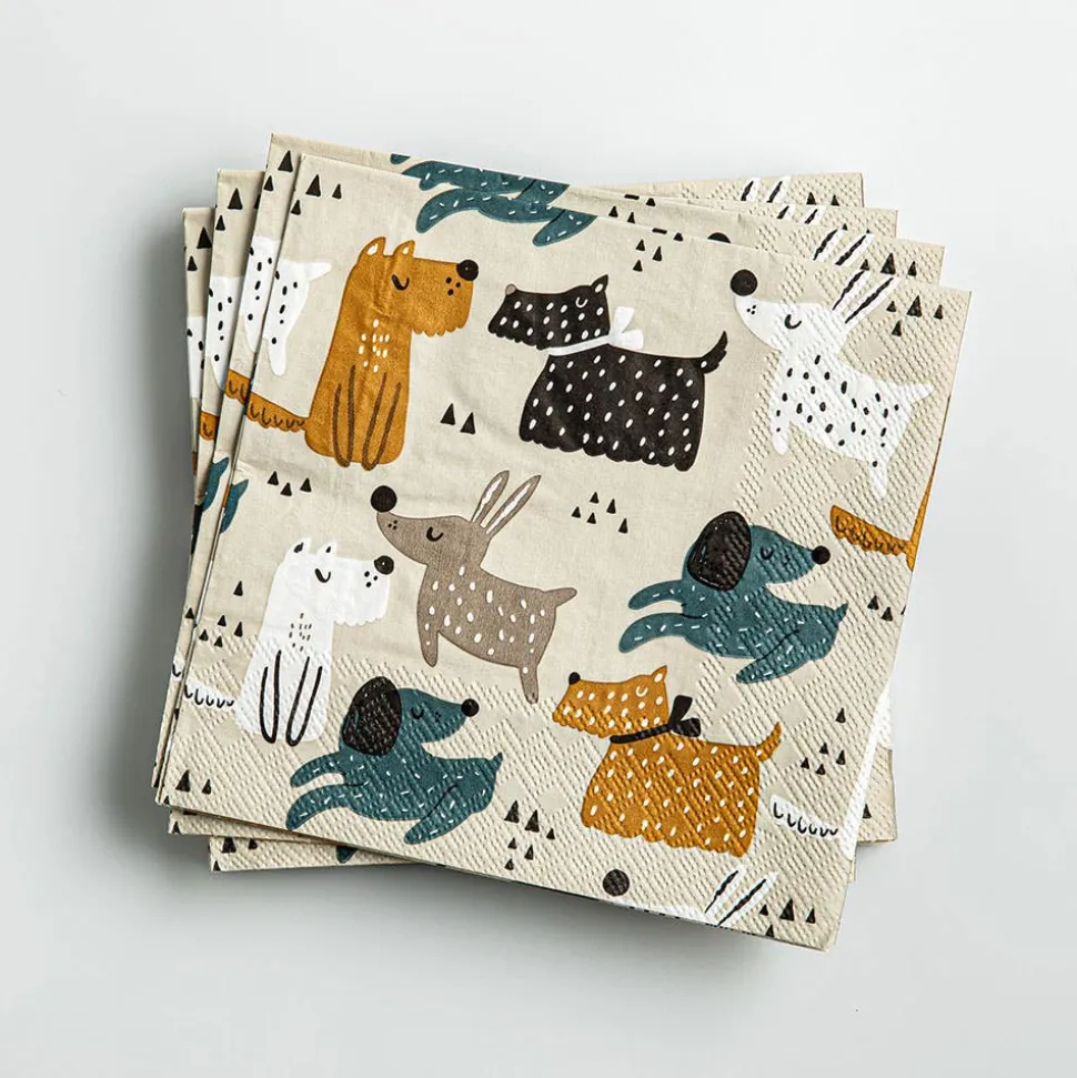 Harman 3-Ply 'Dogs' Paper Napkin