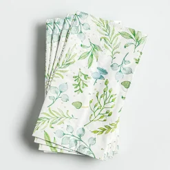 Harman 3-Ply 'Eucalyptus' Printed Guest Paper Napkin - 16pc