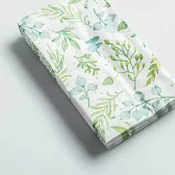 Harman 3-Ply 'Eucalyptus' Printed Guest Paper Napkin - 16pc