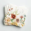 Harman 3-Ply 'Floral Border' Paper Napkin - 20pc