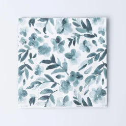 Harman 3-Ply 'Floral' Paper Napkin - 20pc (Blue)